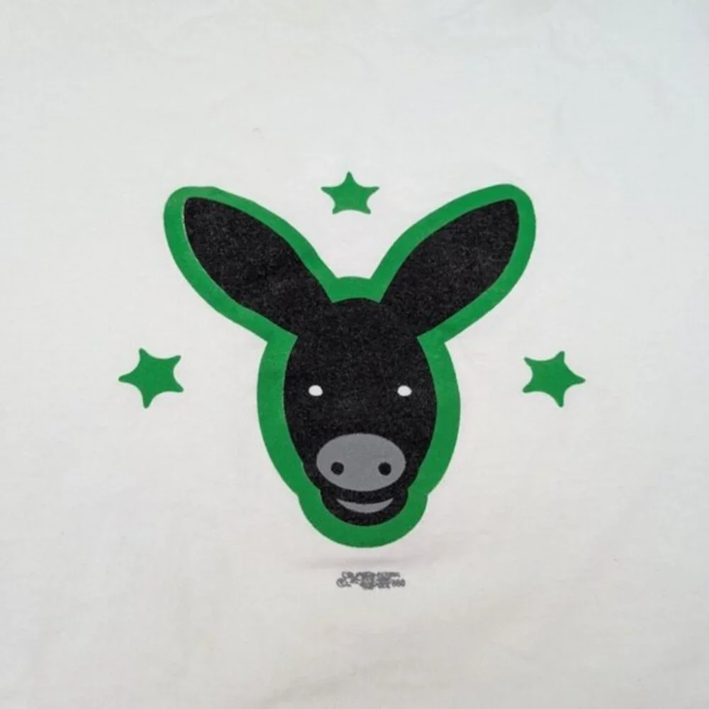 Vintage Political Democrat Party Donkey T Shirt Liberal Election Politics USA XL